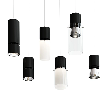 Stylish ARAMIS Pendant Lamp Collection! 3D model image 1 
