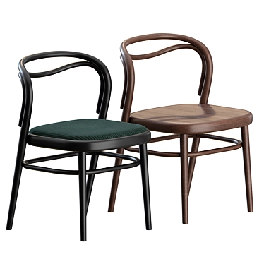 Elegant Beaulieu Chair by Gebrueder Thonet Vienna 3D model image 1 