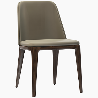 Luxurious Grace Chair: Classic Elegance 3D model image 1 
