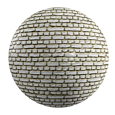Urban Loft Gravel Brick: PBR Seamless Textures 3D model image 1 