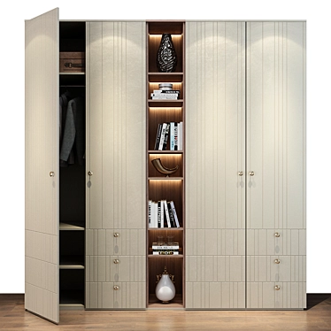 Modular Decor Wardrobe | 78 3D model image 1 