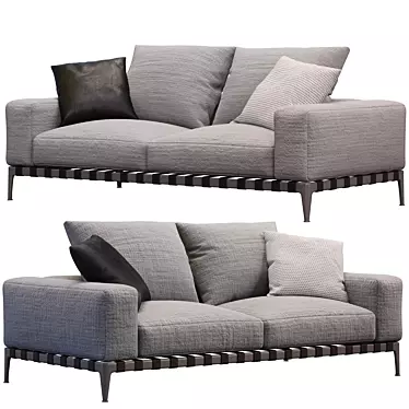 Flexform Gregory Sofa: Stylish and Functional 3D model image 1 