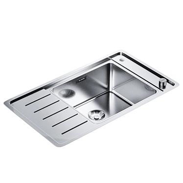 Elegant Blanco Andano XL 6 S-IF Compact Sink 3D model image 1 