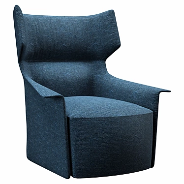 Elegant Santa Monica Armchair 3D model image 1 