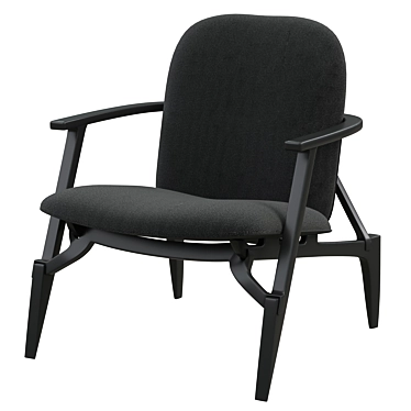 Elegant LOUISE Chair Design 3D model image 1 