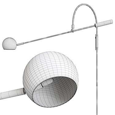 Sleek Douglas Design Lamp 3D model image 1 