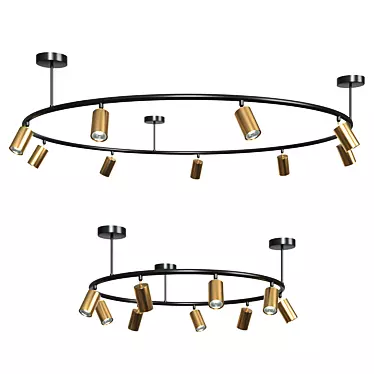 Giffin Round: Modern Circular Spots 3D model image 1 