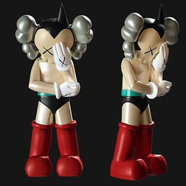 Limited Edition KAWS AstroBoy 3D model image 1 