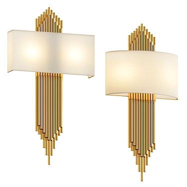 Elegant Tarito Wall Lights 3D model image 1 