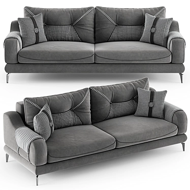 Fendi MELLONI Sofa: Luxurious Comfort 3D model image 1 