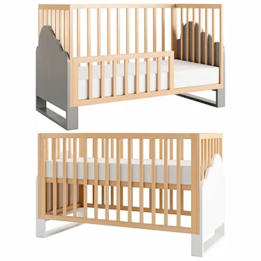 Convertible Baby Crib by Cristiana Felgueiras 3D model image 1 