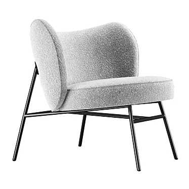 Elegant Rosa Chair: Stylish and Functional 3D model image 1 