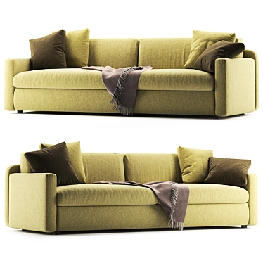 Modern Bodema George Sofa: Stylish and Versatile 3D model image 1 