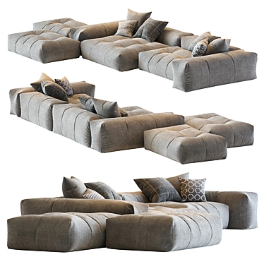 Saba N_1 Pixel: Elegant Contemporary Furniture 3D model image 1 