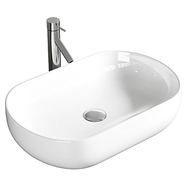 Elegant Mira MR-6040 Sink 3D model image 1 