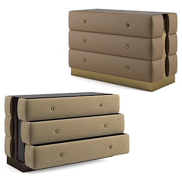 Luxury Perkins Chest of Drawers 3D model image 1 