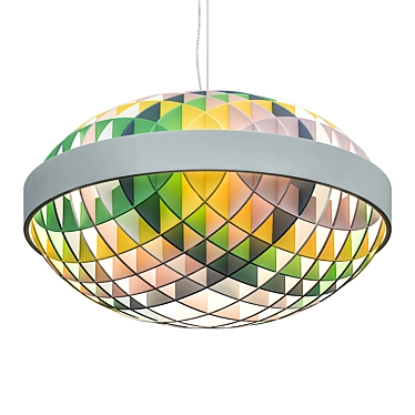 Stylish TINT Designer Chandelier 3D model image 1 