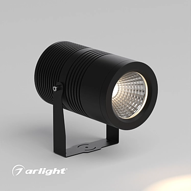 Title: Outdoor LED Spotlight for Architectural Lighting 3D model image 1 