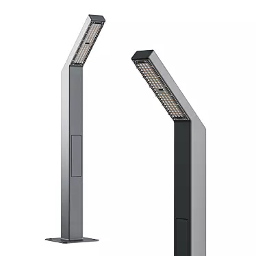 FOLD-CUT LED Park Light 3D model image 1 