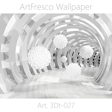 Seamless ArtFresco Wallpaper 3D model image 1 