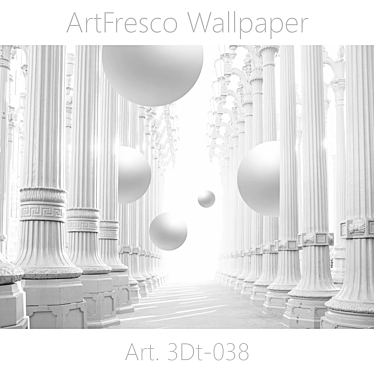 Seamless ArtFresco 3D Wallpaper 3D model image 1 