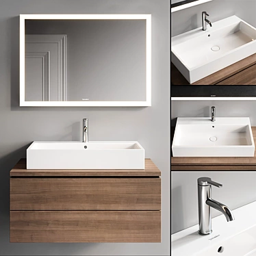 Duravit L-Cube Vanity Unit Set 3