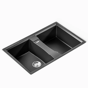 Elegant Blanco LEXA 8 Sink 3D model image 1 