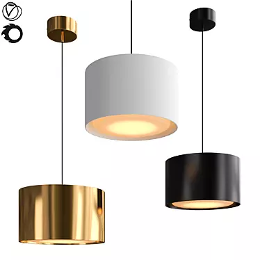 Elegant SIGGEN Design Lamp 3D model image 1 