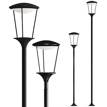 Pharos Outdoor Street Lamp - Elegant Illumination for Your Outdoor Space 3D model image 1 