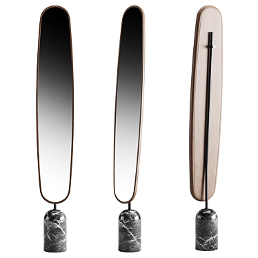 Elegant Ekero Mirror: Sleek Design & Superior Craftsmanship 3D model image 1 