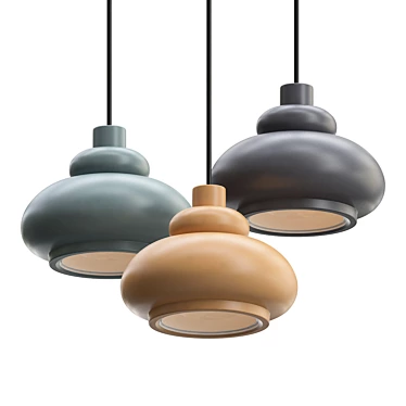 Modern Pendant Light Toss 3D model image 1 