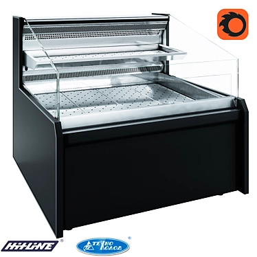 Refrigerated display case 1622 Missouri AC 120 cascade fish self 120-DPLM