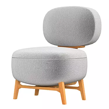 Modern Bun Chair Plus Design 3D model image 1 