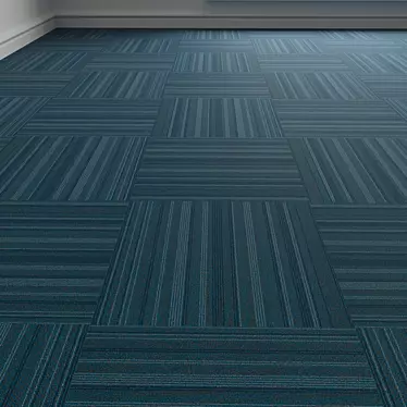 Versatile Carpet Tiles for Stylish Flooring 3D model image 1 