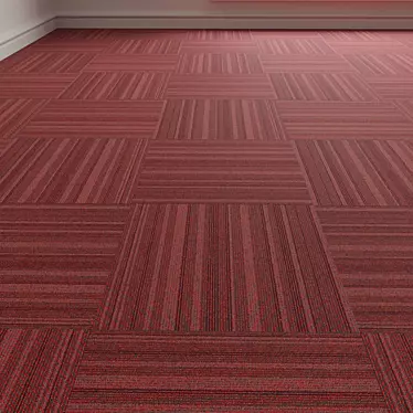 Forbo Tessera Barcode 309 Carpet Tiles 3D model image 1 