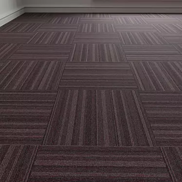 Forbo TesseraBarcode 306 Carpet Tiles 3D model image 1 