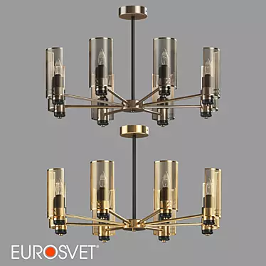 OM Ceiling chandelier Eurosvet 70139/8 Grino