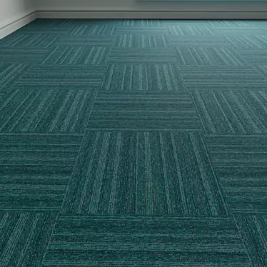 Versatile Carpet Tiles: Forbo TesseraBarcode 3D model image 1 