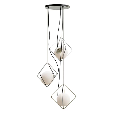 Elegant CANTO Pendant Light 3D model image 1 