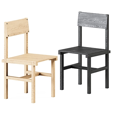 Nordic Elegance: Rohsska Chair 3D model image 1 