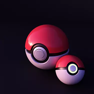 Catch 'Em All with the PokéBall 3D model image 1 