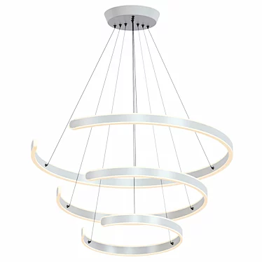 Geometric LED Pendant Light 3D model image 1 