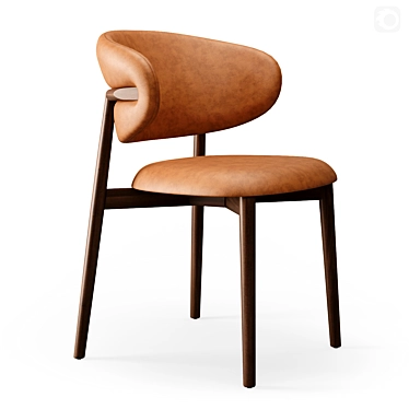 Elegant Oleandro Chairs by Calligaris 3D model image 1 