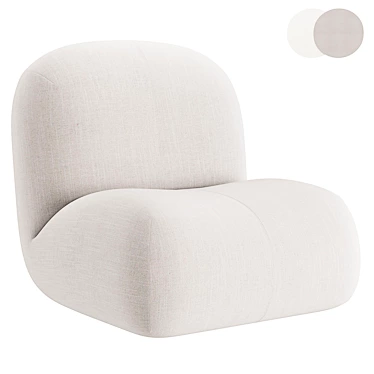 Pukka Modern Lounge Chair 3D model image 1 