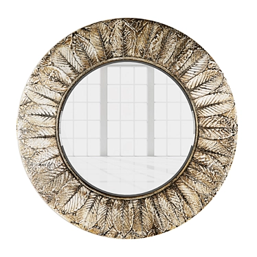 Foliage Round Mirror - 914х914mm 3D model image 1 