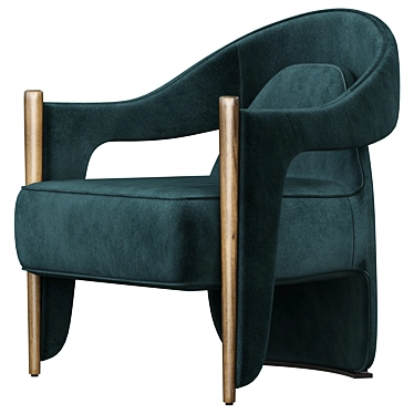 Elegant Ye ze Armchair for Modern Homes 3D model image 1 