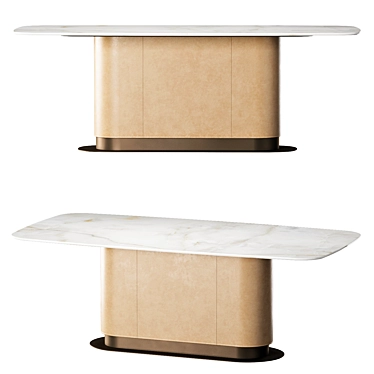 CIPRIANI Dining Table: Elegant and Versatile 3D model image 1 