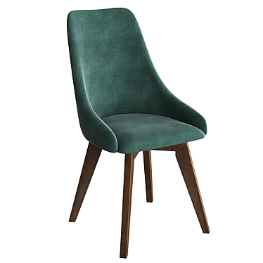 HANK ARRAY Standard Oak Chair 3D model image 1 