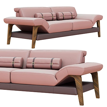 Elegant MERIEM Sofa: Stylish Comfort 3D model image 1 