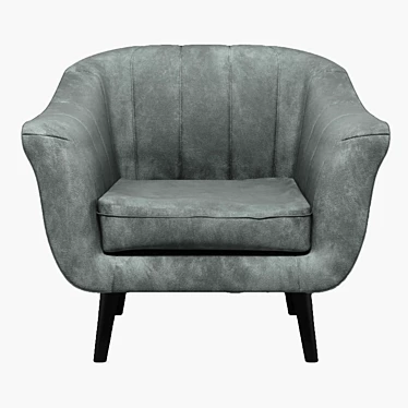 Sleek Mesh Armchair 3D model image 1 